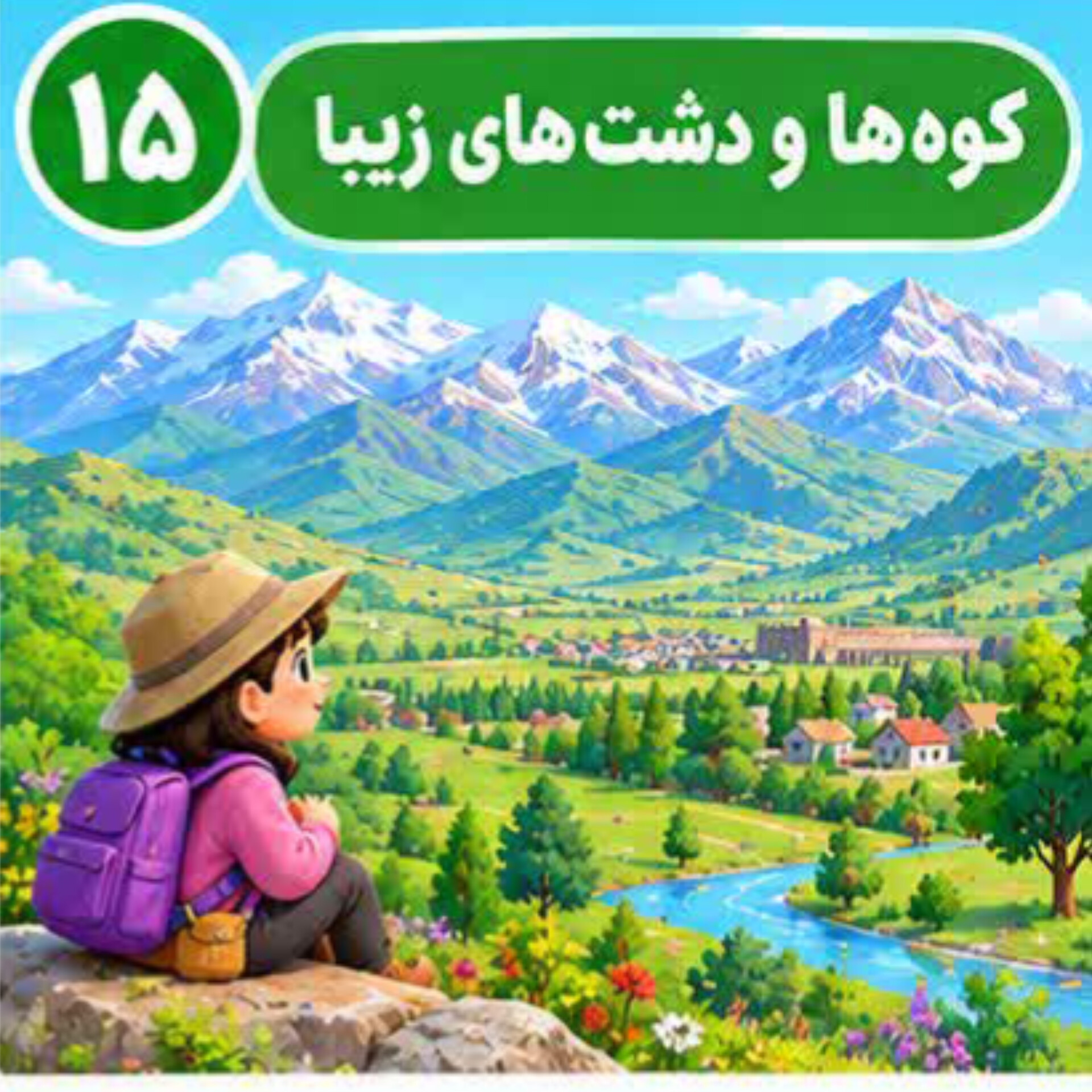 درس ۱۵ | کوه‌ها و دشت‌های زیبا