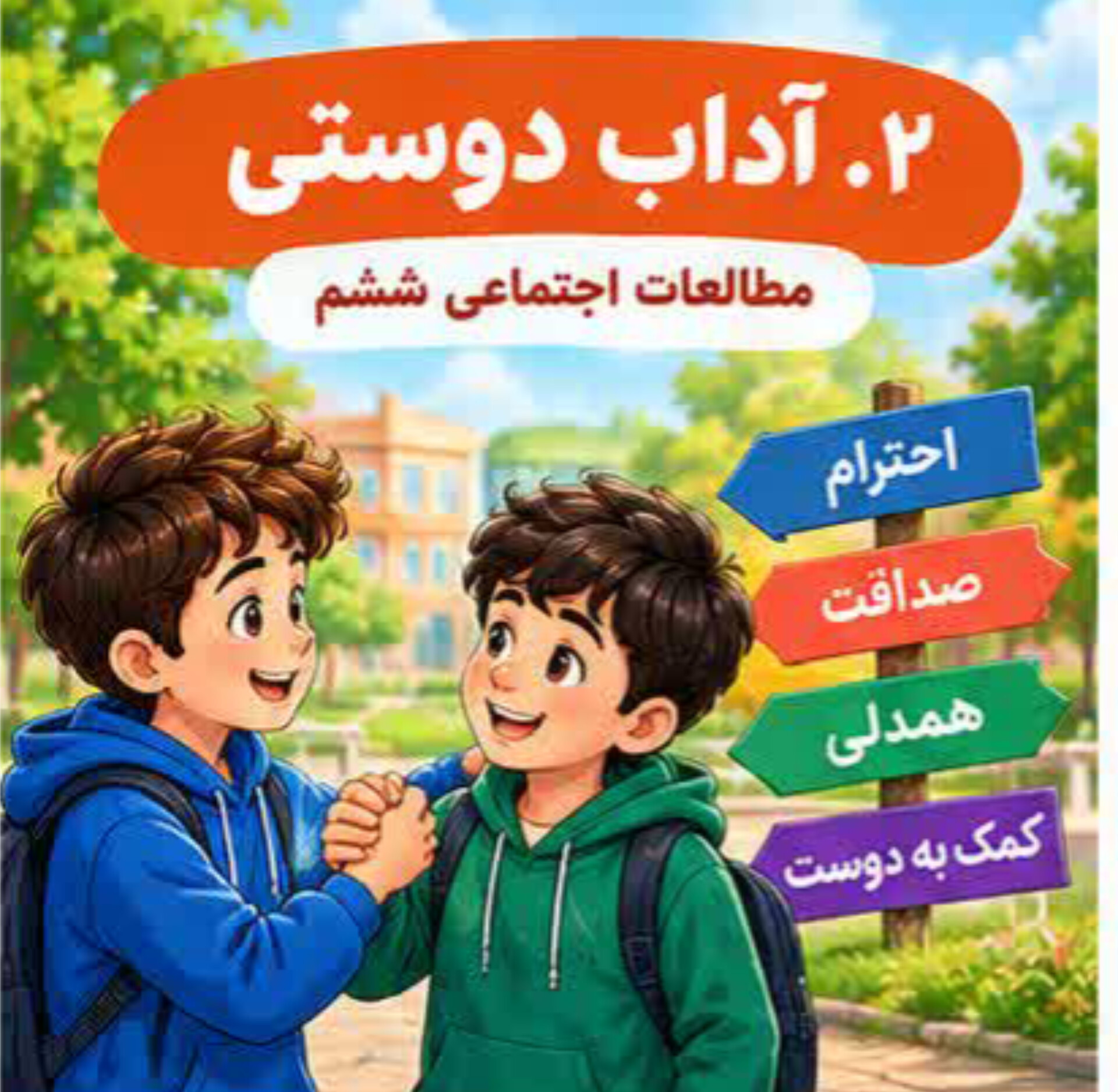 درس ۲ | آداب دوستی