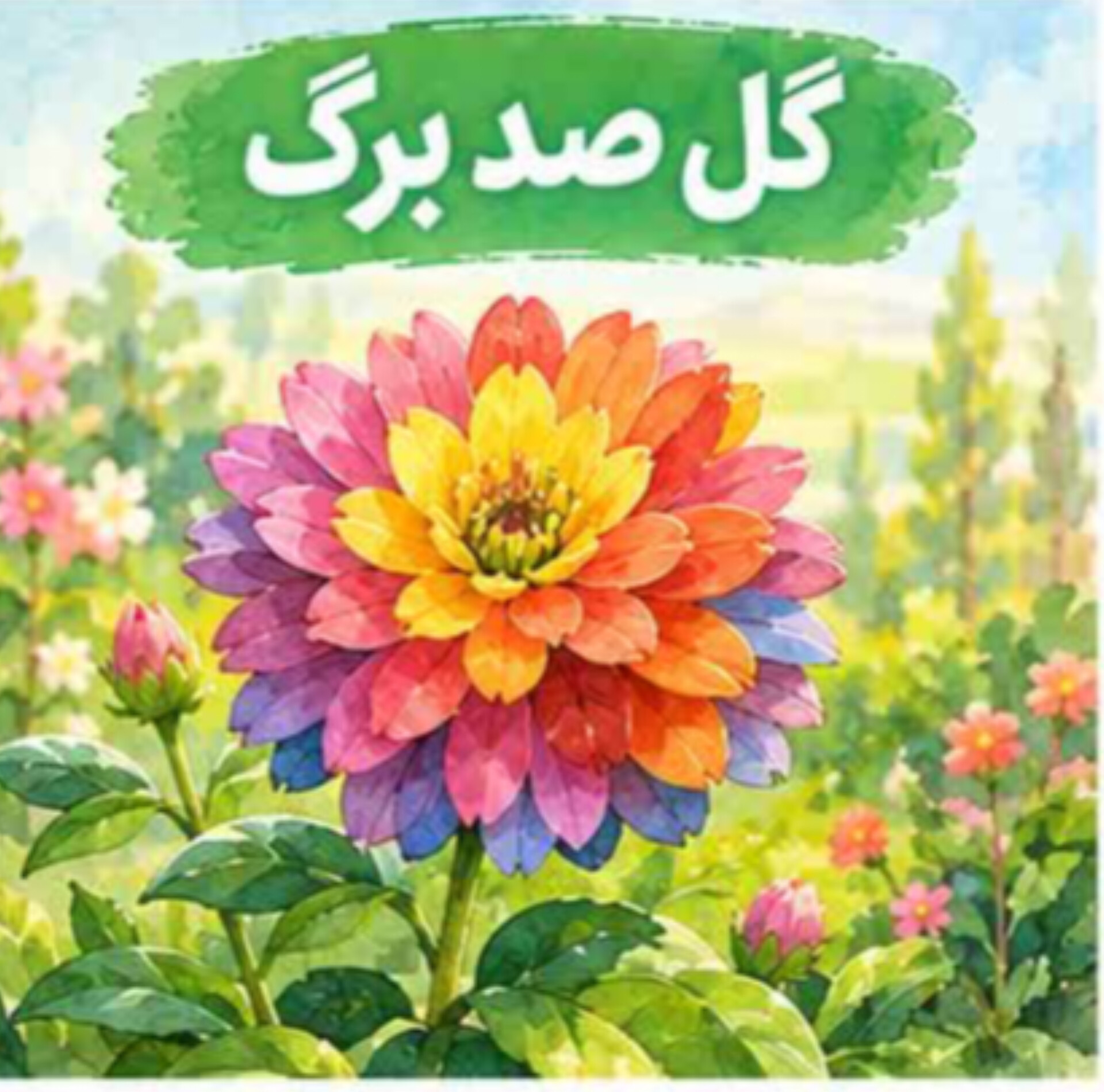 05.  گل صد برگ