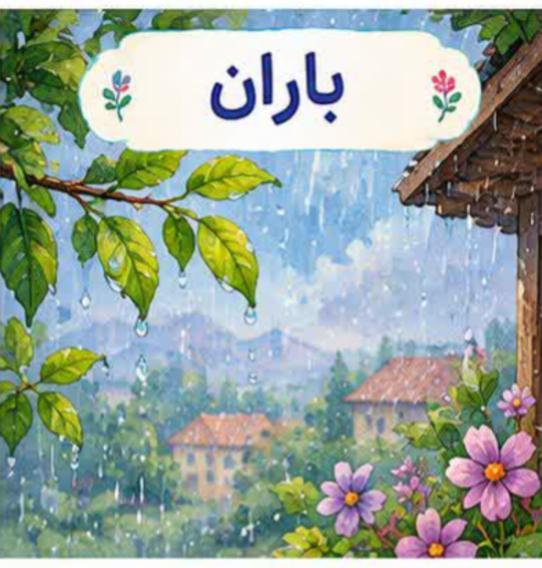 13. شعر باران | درس ششم